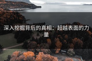 深入挖掘背后的真相：超越表面的力量